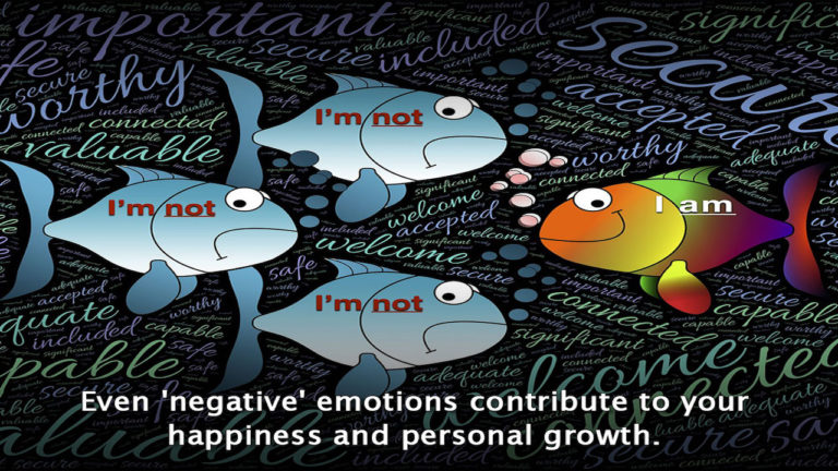 School Cartoon Fish, Regret, Negative Emotions