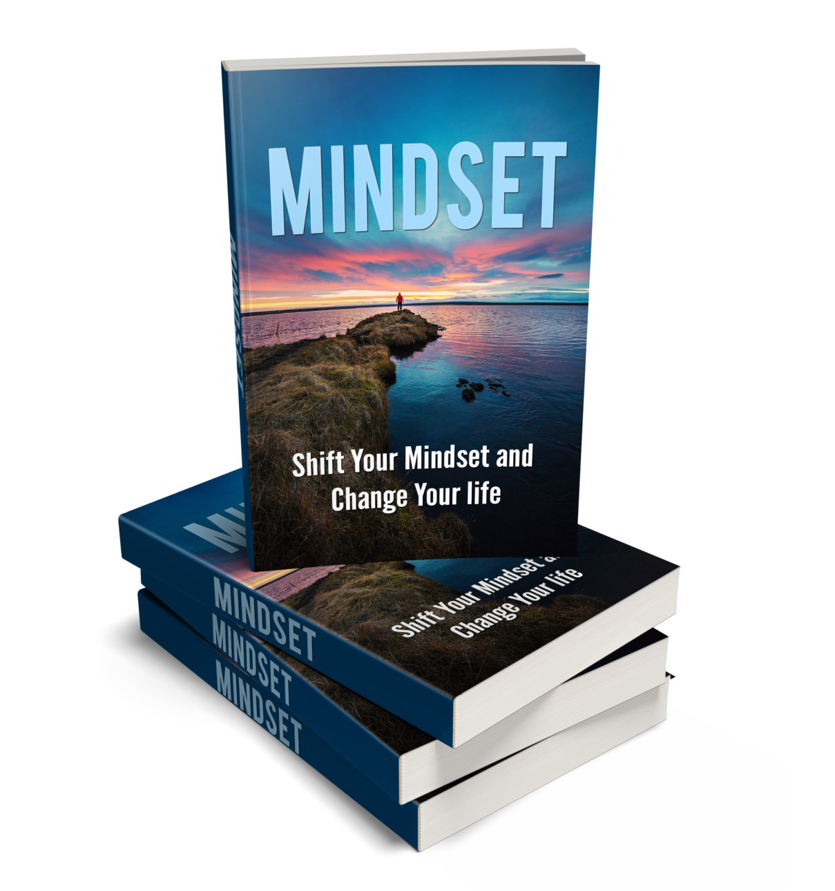 Mindset Course Cover, Focus, Kindness,  Positivity